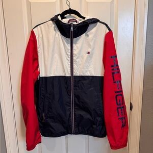 Tommy Hilfiger Red, White, and Navy Jacket